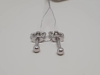 Золотые серьги-пуссеты. 3С193/00Б1