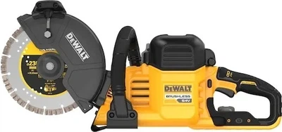 Akumulatorowa przecinarka tarczowa DeWalt FlexVolt 54V 230 mm z 2 akumulatorami 9 Ah (DCS691X2-QW)