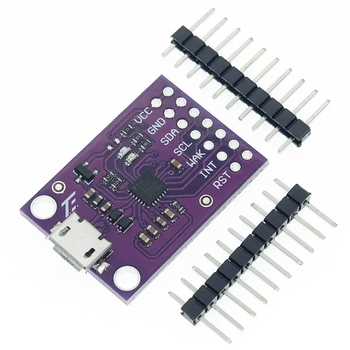 Плата для прошивки CP2112 (USB to SMBus/I2C адаптер з роз'ємом MicroUSB 2.0). Оціночний комплект 2112 для роботи з датчиком CCS811