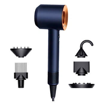 Фен Dyson HD07 Supersonic Air Multiplier prussian blue/ rich cooper для волос с контролем температуры и насадками