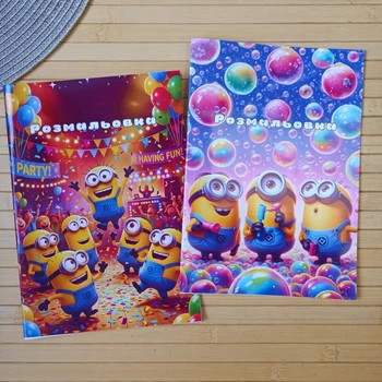 Раскраска Посіпаки Minions А5 набір 2 шт (28794)