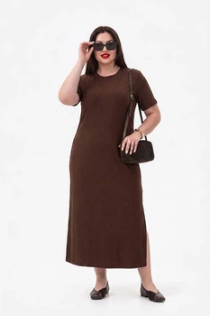 Платье Garne 50(2XL) Коричневый (147686)