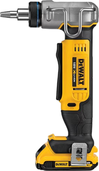 Akumulatorowy rozszerzacz rur DeWalt 18 V XR PEX z 2 akumulatorami 2 Ah (DCE400D2-QW)