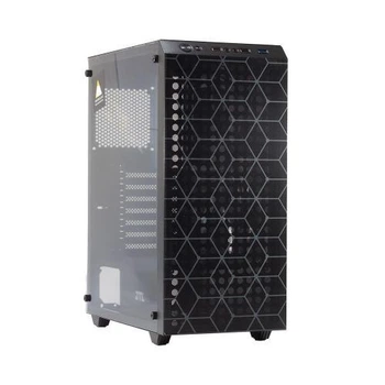 Корпус GTL Gaming 'Shield', чорний, без БЖ, Mid Tower, ATX/Micro ATX/Mini ITX, 1xUSB 3.0/2xUSB 2.0, макс. CPU — 155 мм/VGA