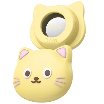 Поисковой трекер брелок Hoco E91D Tiger Smart Anti-Lost Device (Cat Collar Type) Biege