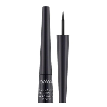 Підводка для очей Topface Longlasting Waterproof Carbon Black Shine Dipliner для водостійкого макіяжу з глянцевим фінішем 2.5 мл