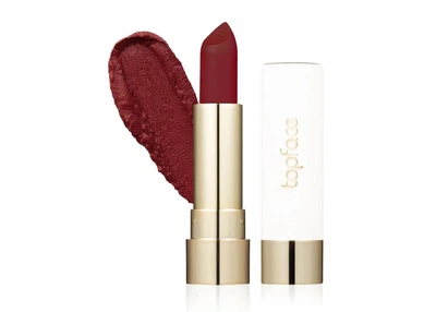 Матовая помада для губ TopFace ProHD Soft Matte Lipstick для ухода и макияжа губ 015 Exclusive Вишневый 4 г