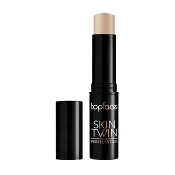 Кремовый контур стик Topface Skin Twin Perfect Stick для скульптурирования лица 001 Truffle Светло-бежевый, холодный 9 г
