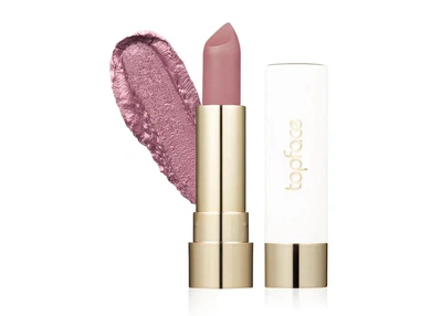 Матовая помада для губ TopFace ProHD Soft Matte Lipstick для ухода и макияжа губ 004 Pale Beach Пыльно-розовый 4 г