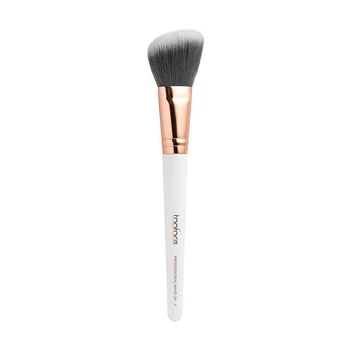 Кисточка для контуринга Topface Contour Brush F05 с синтетическим ворсом для моделирования лица Бело-золотой