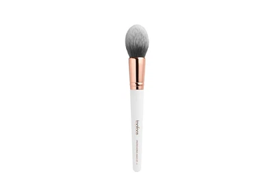 Коническая кисточка для пудры Topface Tapered Powder Brush F04 с синтетическим ворсом Бело-золотой