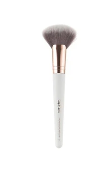 Кисточка для контуринга и растушевки Topface Face Paint Contour Brush F21 с синтетическим ворсом для моделирования лица Бело-золотой
