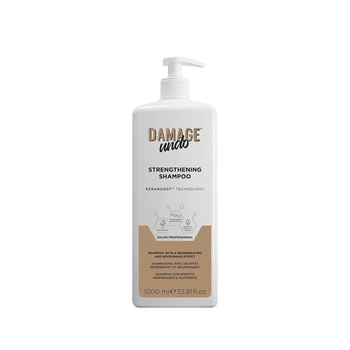 Укрепляющий шампунь для волос Strengthening Damage Undo для защиты и питания 1000 мл