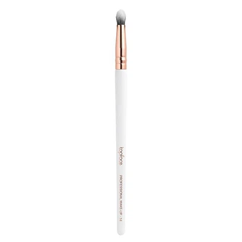 Кисточка для растушевки теней Topface Precise Smudge Brush F14 с коротким плотным синтетическим ворсом Бело-золотой