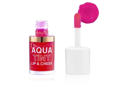 Тінт для губ Topface Aqua Tint Lip&Cheek для догляду та природнього сяйва 003 Red Berry Jam Рожевий 10 мл