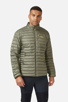 Легкий пуховик Rab Microlight Jacket S Світлий хакі