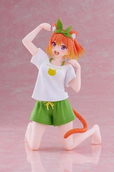 Фигурка аниме Nakano Yotsuba Ёцуба Накано Cat Roomwear The Quintessential Quintuplets Пять невест 13 см