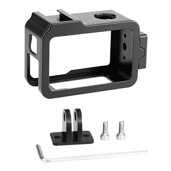Чехол металлический Puluz для DJI Osmo Action 3/4 с холодным башмаком (PU928B)
