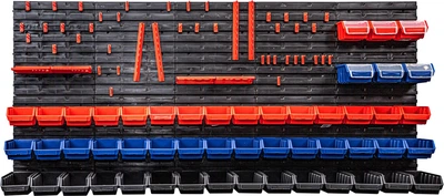 Органайзер Qbrick System Fixing Wall Big Set настенный с лотками 400x358x369 мм (Z258759PG001)