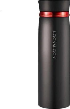 Термокружка LOCK&LOCK Fite 450 мл Black/Red (LHC4131BKR)