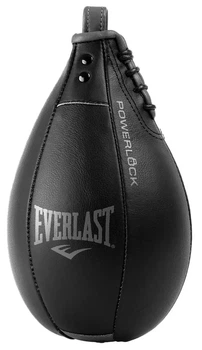 Боксерский мешок Everlast кожаный L черный