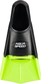Ласты Aqua Speed силиконовые 33-34 черные зеленые унисекс