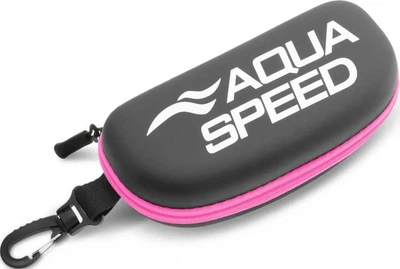 Чохол для окулярів AQUA SPEED EVA One Size чорний рожевий