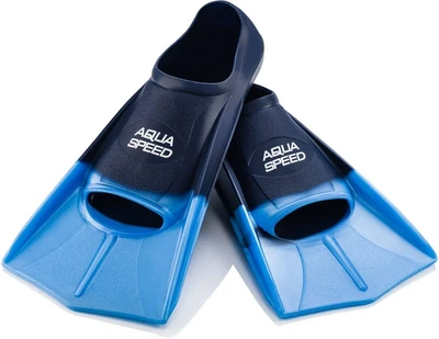 Ласты AQUA SPEED силиконовые 31-32 голубые темно-синие