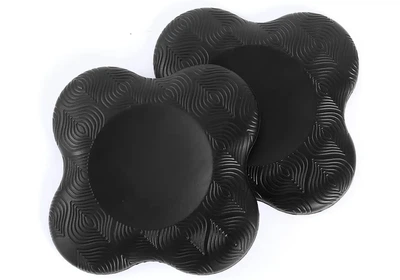 Підставки EasyFit під коліна та лікті TPE 20x20 см Чорні