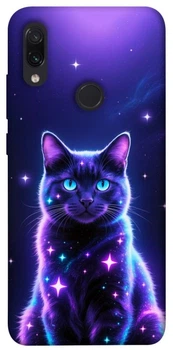 Чохол Demsky Galaxy purple cat для Xiaomi Redmi Note 7 / Note 7 Pro / Note 7s