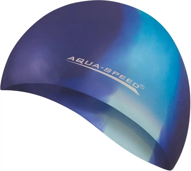 Шапка для плавания AQUA SPEED силикон Уни мультиколор
