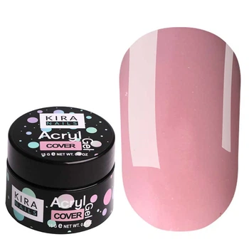 Акрил гель для нарощування нігтів Kira Nails Acryl Gel Cover 15 г