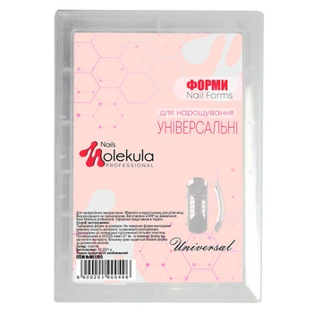 Верхні форми для нарощування нігтів Nails Molekula універсальні