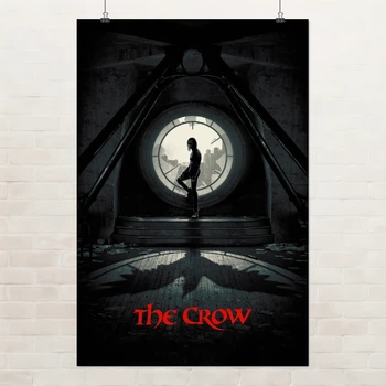 Постер Ворон, The Crow (1994), культовое кино, A3 42×28 см (id6830)