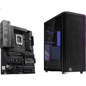 ASUS ProArt Chuangmeng 40 PA401, цвет «овсяное молоко», стеклянный корпус, мощное охлаждение, передняя панель с отделкой под дерево, разборка без инструментов, блокировка кнопки питания.