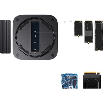 Док-станция Wopow для Mac mini M4/4Pro, M.2 SSD, Thunderbolt 4