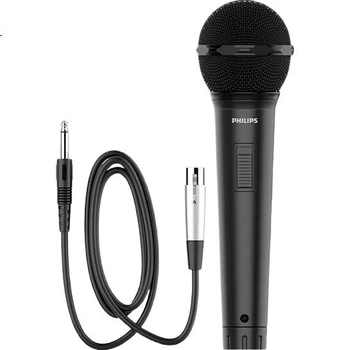 Микрофон PHILIPS проводной сценический для караоке/выступлений