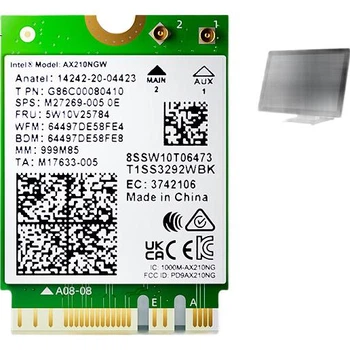 Адаптер MOGE MC2409 Wi-Fi 6E M.2 AX210 з Bluetooth 5.3 та зовнішніми антенами 10 дБ