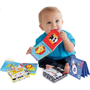Набор развивающих тканевых книжек Fisher-Price STEAM для малышей, 6 книжек