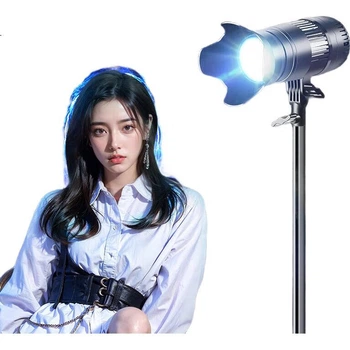 Jimantu Live Streaming Fill Light, Inverse Lighting Contour Hair Light, Studio Host Lighting, Spotlight, Photo Beauty Light, COB Photography Spotlight, Video Shoot Background Atmosphere Light, Indoor