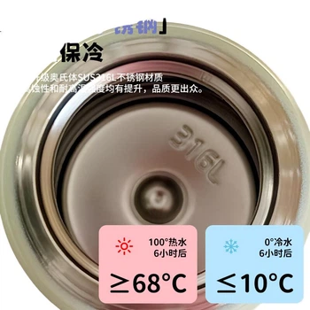 Термокухоль THERMOS, велика місткість, нержавіюча сталь 316L, для чоловіків, жінок та дітей, зберігає напої холодними, подарунок на день народження, синій