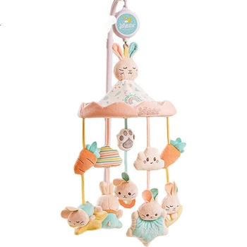 Мобіль Jollybaby для ліжечка музичний підвісний кролик