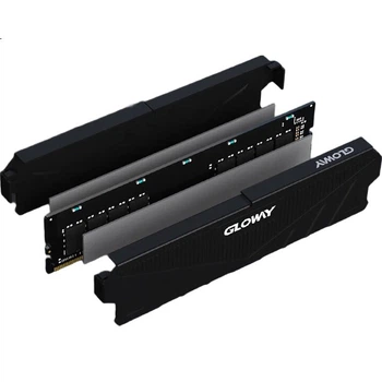 Оперативная память Gloway 16 ГБ (2 x 8 ГБ) DDR4 3200 для настольных компьютеров, радиатор Tianze, выбранные чипы, CL18, цвет Starry Black, аксессуары для компьютера AI.