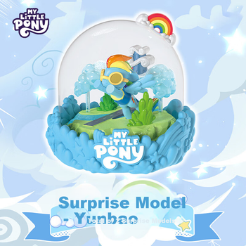 Миниатюрная фигурка My Little Pony из серии «Слепой коробочек»: Пинки Пай и Рарити. Мультфильм, аниме, модная игрушка для детей. Подарок на день рождения в год Лошади.