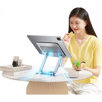 Подставка для планшета Ugreen iPad, настольная, для телефона, планшета, компьютера, прикроватная, металлическая, вращающаяся, складная, совместима с диагональю экрана 13 дюймов.
