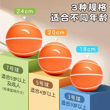 Детский тканевый мячик ANTA Silent Ball №7, эластичный, для дома, бесшумная игрушка, не крошится, для игры в помещении, синий.