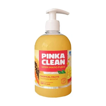 Мило рідке PINKA CLEAN 500мл крем-мило Тропічні фрукти PLG