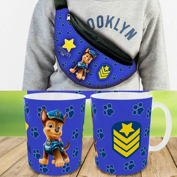 Подарунковий набір: Сумка-бананка + Кухоль Щенячий патруль "Paw Patrol" дитячий, для хлопчика (00195)
