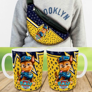 Подарунковий набір: Сумка-бананка + Кружка Щенячий патруль "Paw Patrol" дитячий, для хлопчика (00193)