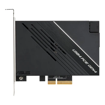 ASUS USB4 PCIe Gen4 Card, dual USB4® ports (USB-C®) ports, DisplayPort™ 1.4, PCIe® 4.0 x4 interface